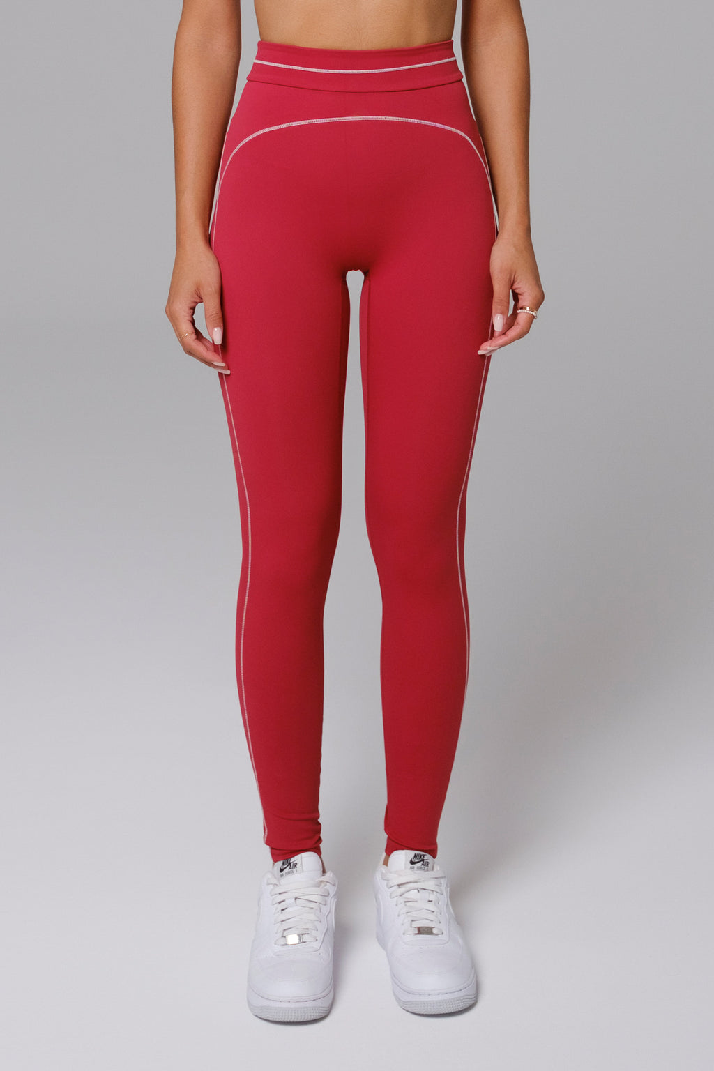 Nadine Leggings Set | Cherry Red