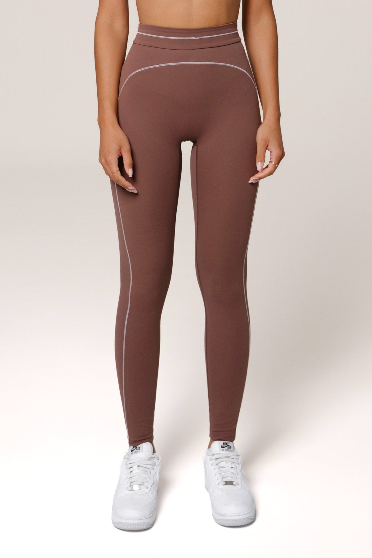 Nadine Leggings Set | Soft Chestnut
