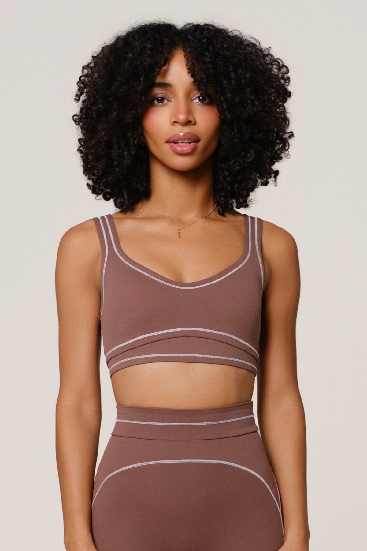 Nadine Sports Bra - Soft Chestnut