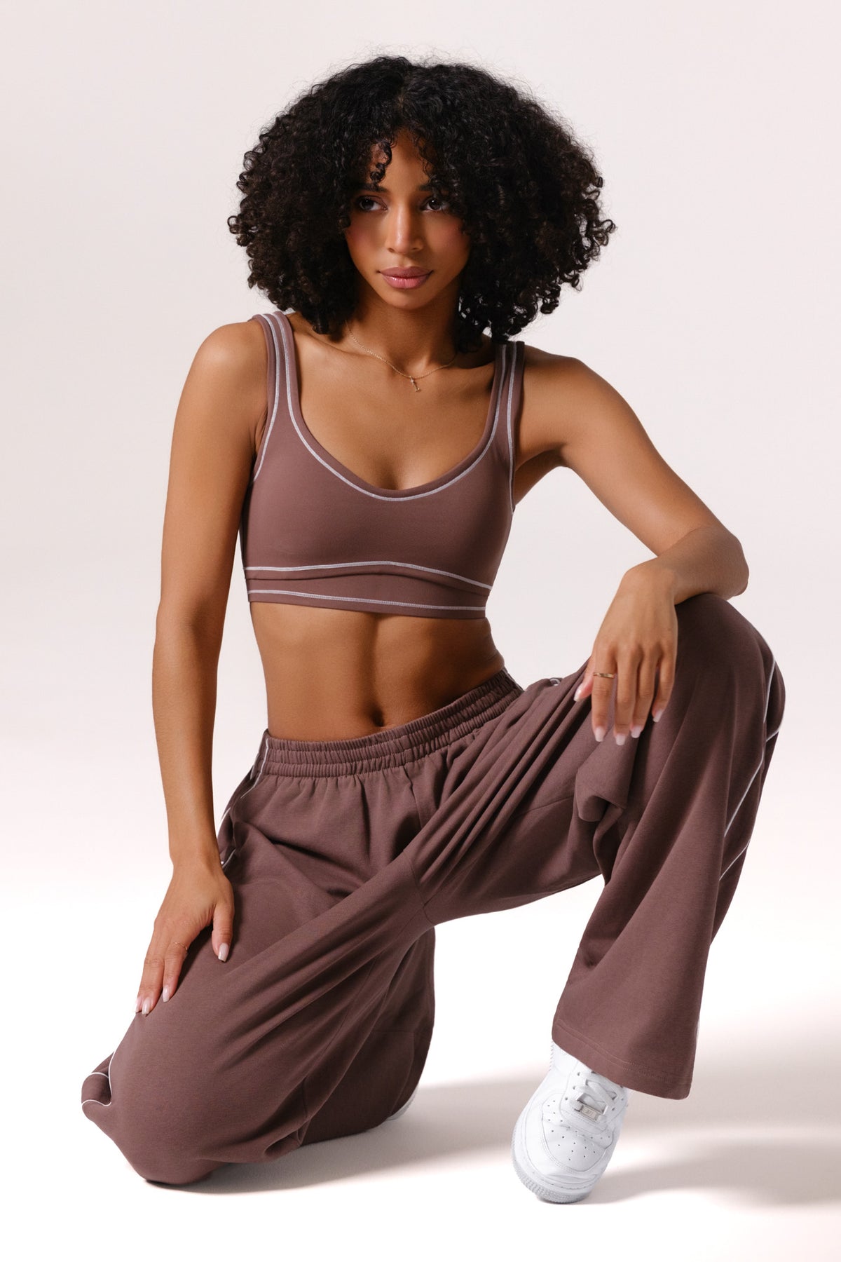 Nadine Sports Bra - Soft Chestnut