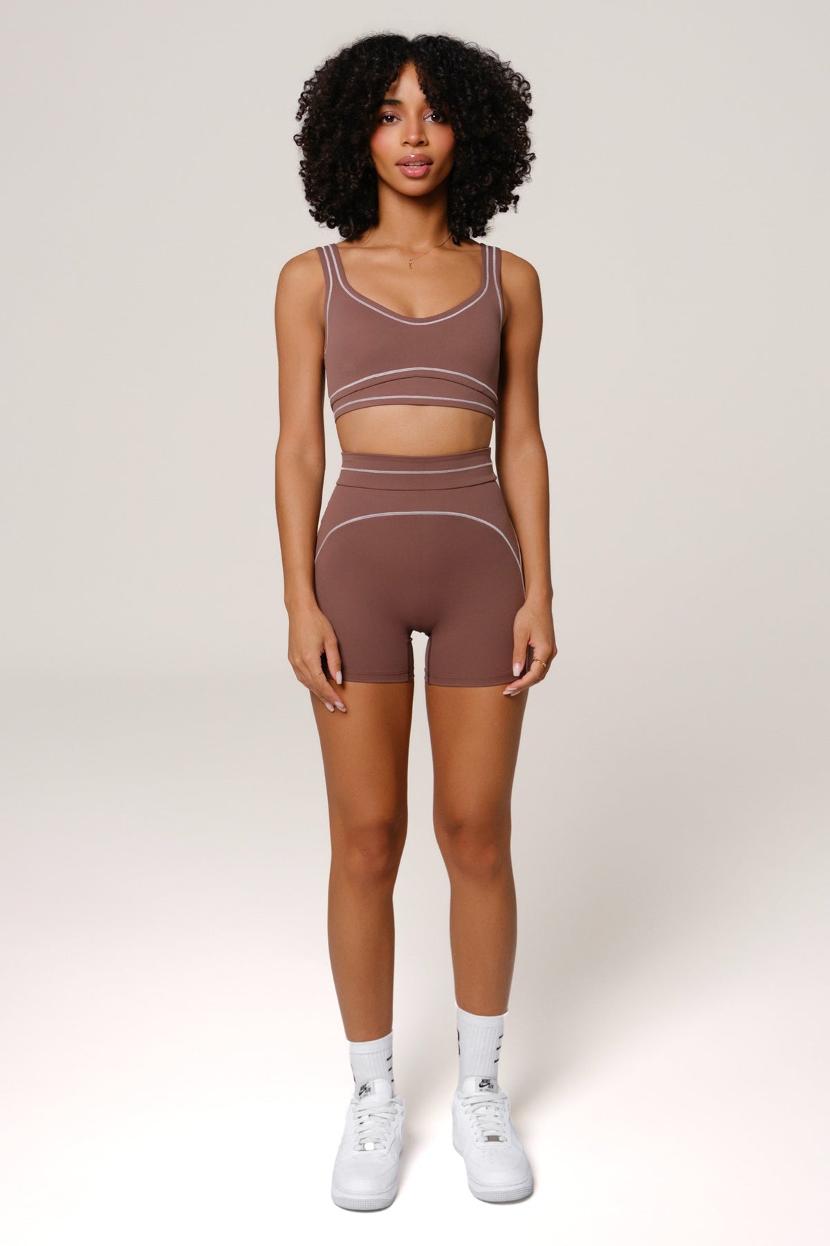 Nadine Shorts - Soft Chestnut