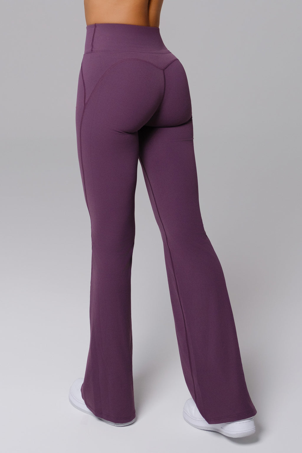 Nicole Flare Leggings - Aubergine (FINAL SALE)