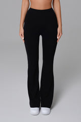 Nicole Flare Leggings - Black (FINAL SALE)
