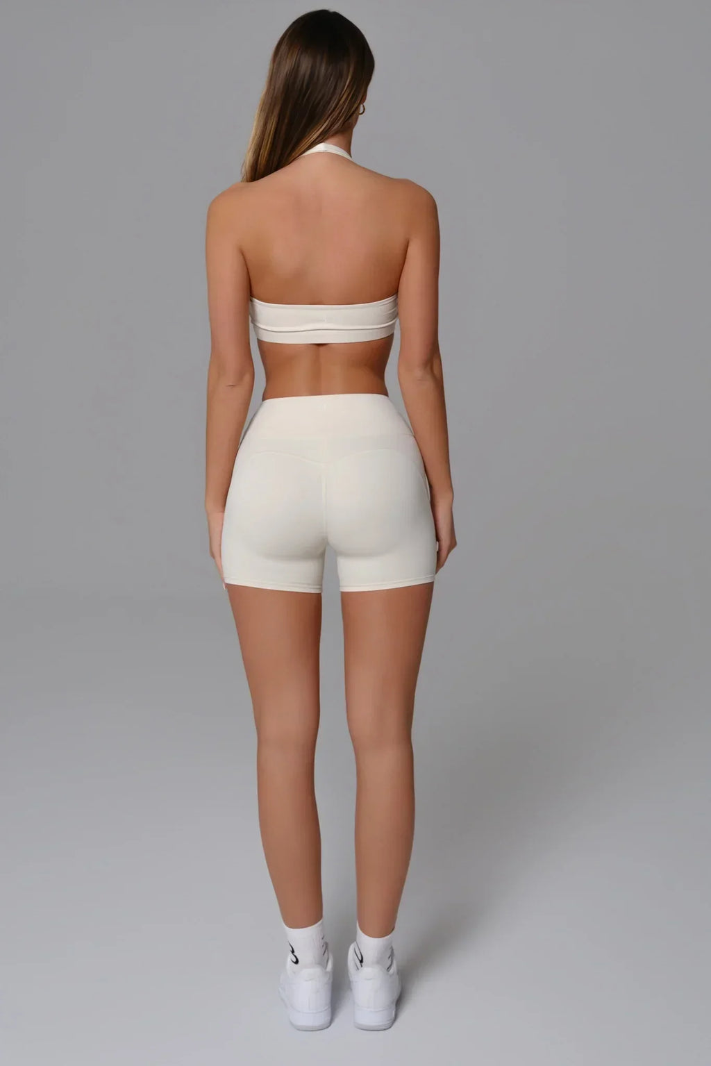 Nicole Halter Sports Bra - Oatmilk (FINAL SALE)