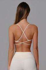 Nicole Strappy Sports Bra - Oatmilk (FINAL SALE)