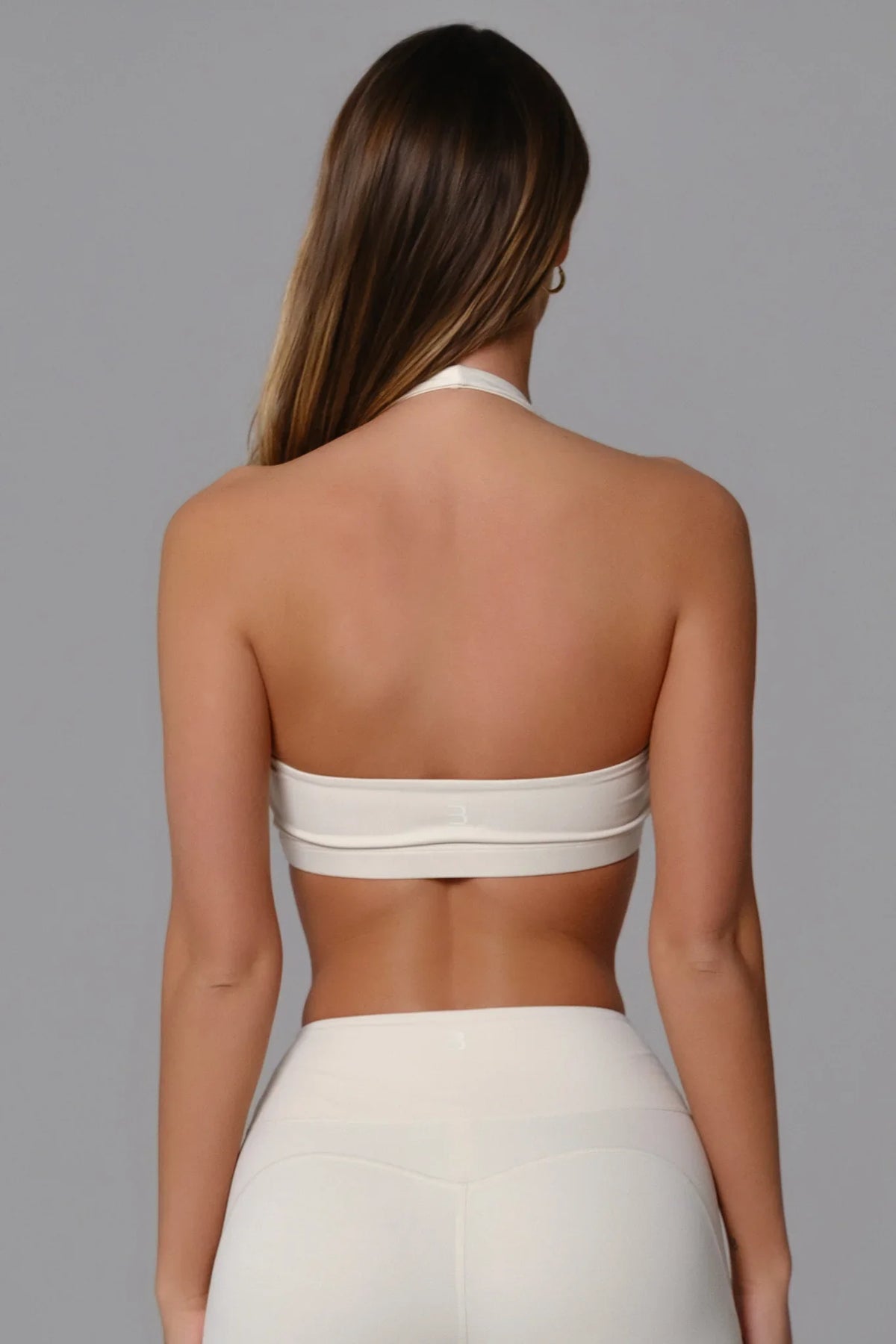Nicole Halter Sports Bra - Oatmilk (FINAL SALE)