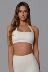 Nicole Halter Sports Bra - Oatmilk (FINAL SALE)