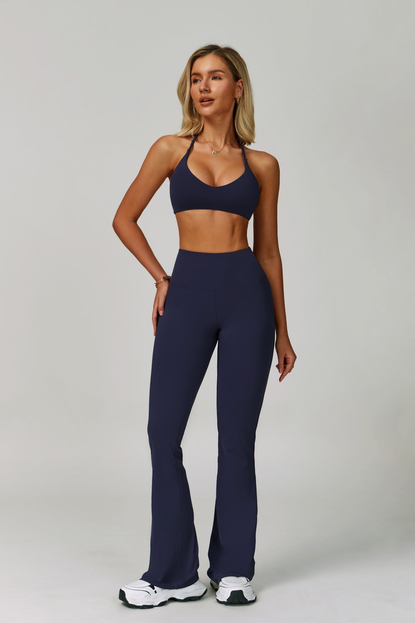 Nicole Flare Leggings - Obsidian Blue – BOTA Official