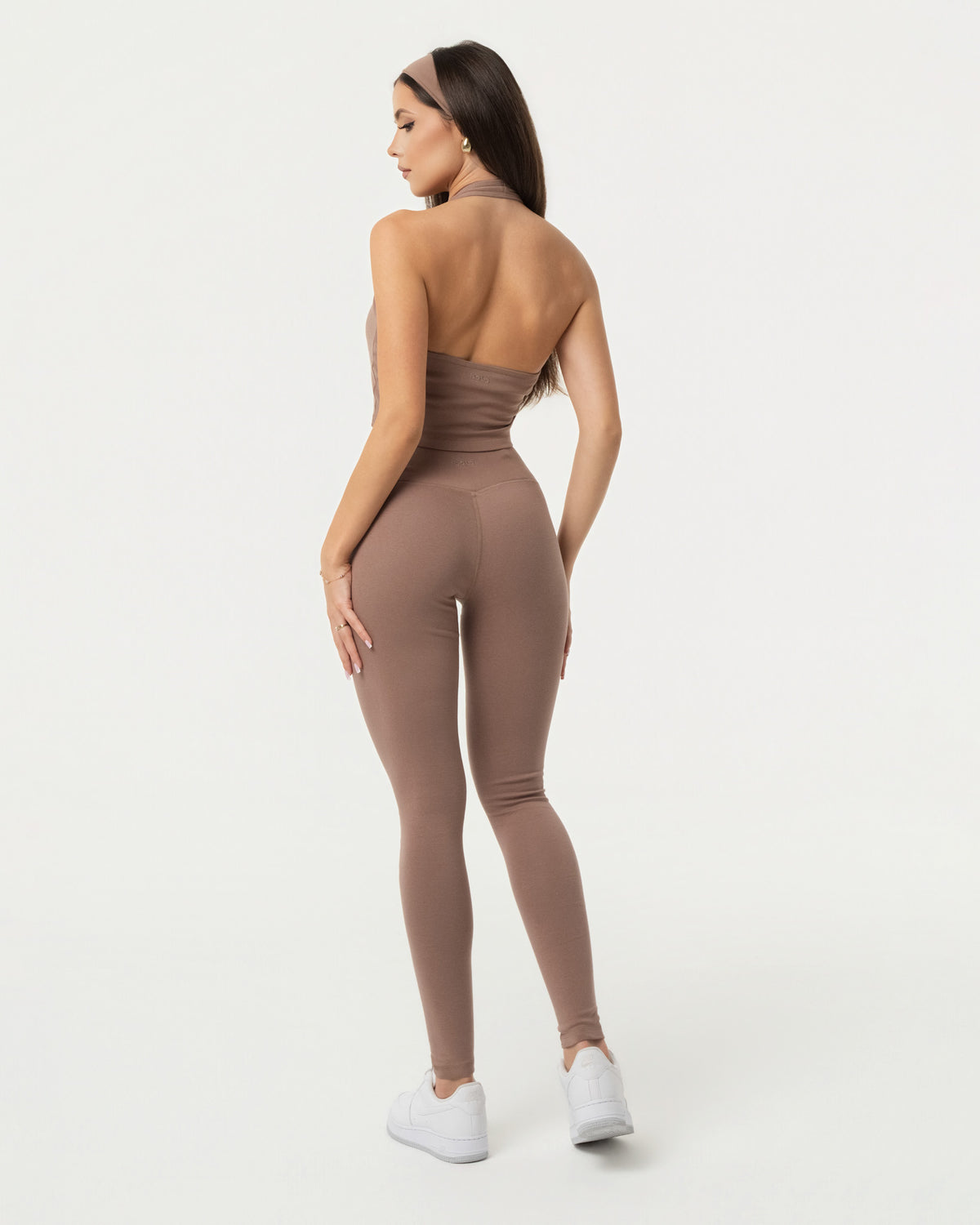 Organic Cotton Leggings - Truffle
