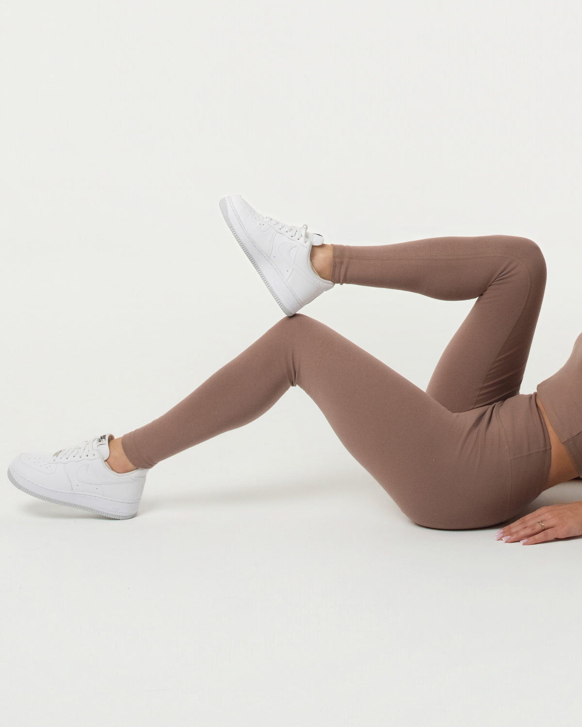 Organic Cotton Leggings - Truffle