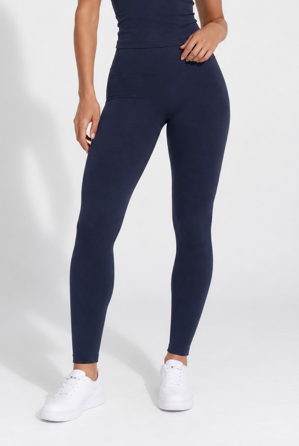 Organic Cotton Leggings - Navy