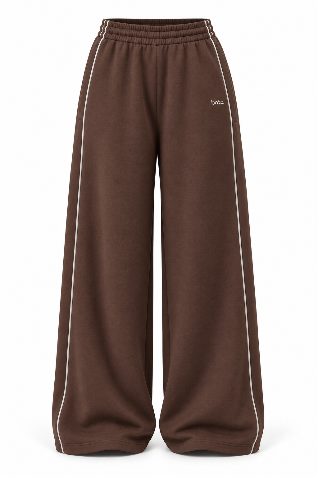 100% Organic Cotton Oversized Sweatpants - Chestnut