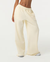 100% Organic Cotton Oversized Sweatpants - Buttercream