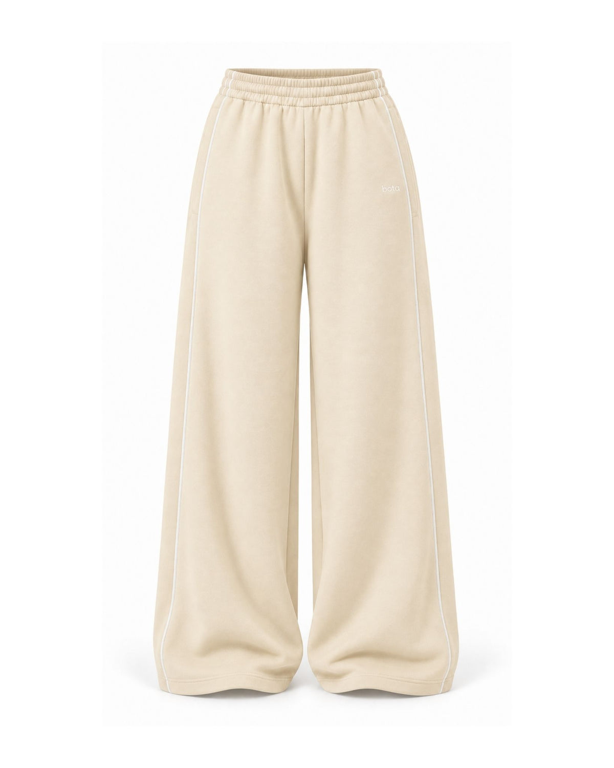100% Organic Cotton Oversized Sweatpants - Buttercream