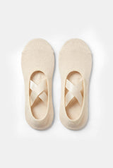 Pilates Grip Socks - Beige