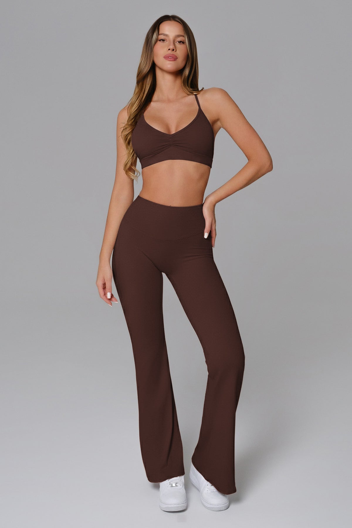 Samantha Sports Bra - Cocoa (FINAL SALE)