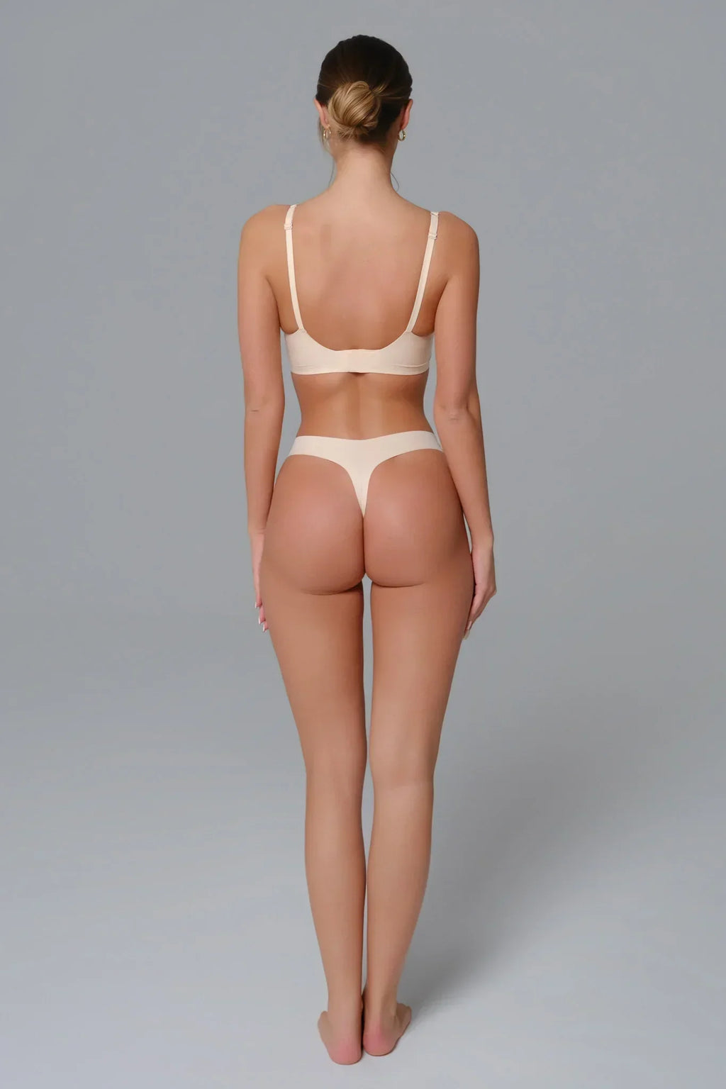 Seamless Plunge Bra - Light Beige (FINAL SALE)