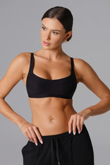 Seamless Scoop Bra - Black (FINAL SALE)