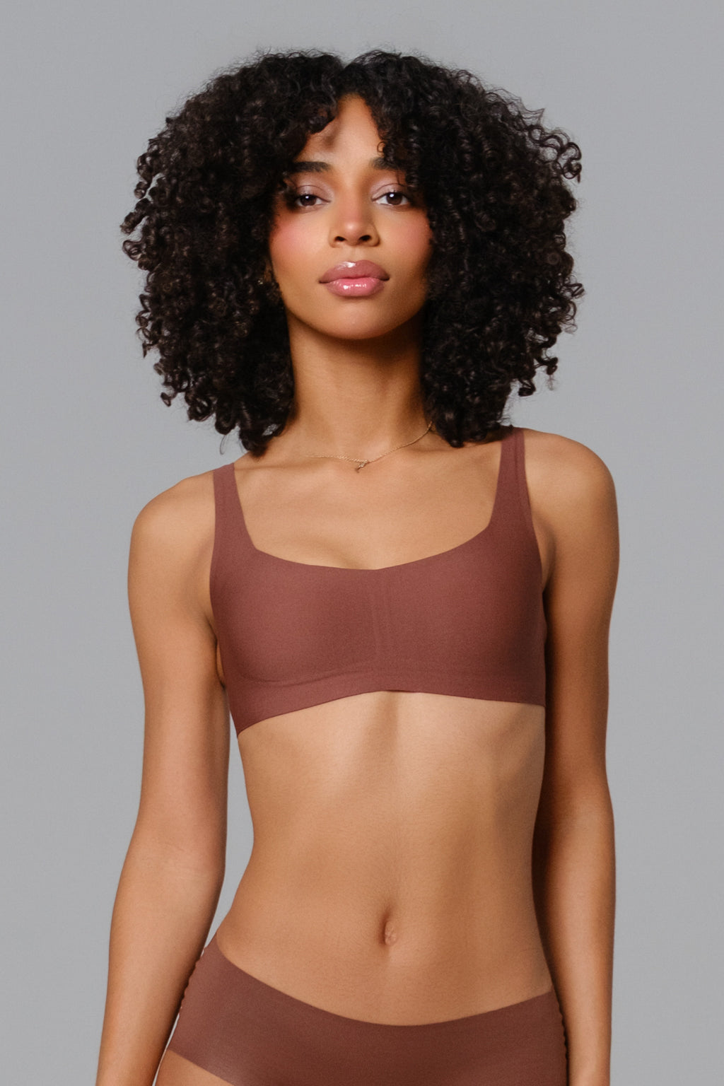 Seamless Scoop Bra - Cocoa (FINAL SALE)