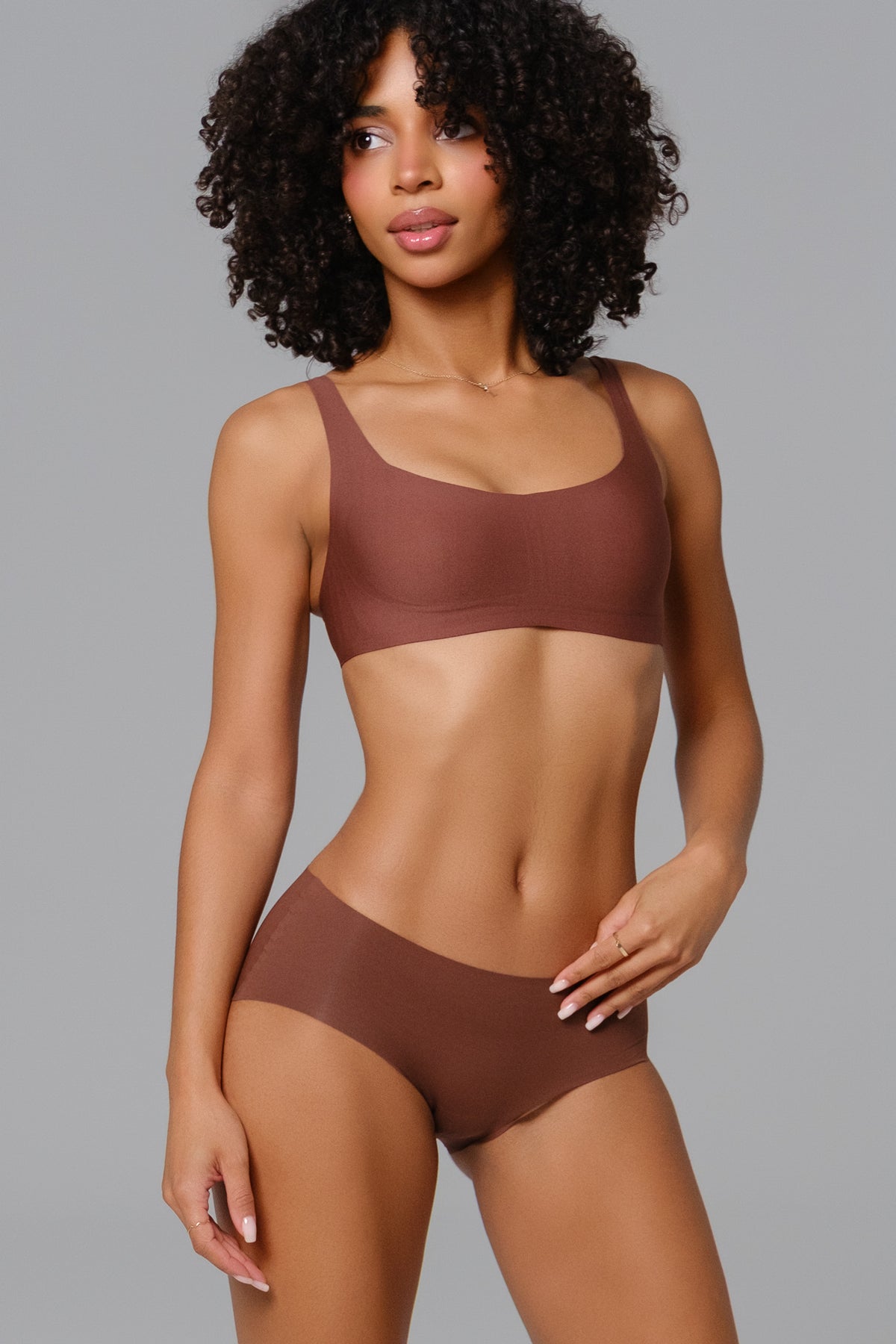 Seamless Scoop Bra - Cocoa (FINAL SALE)