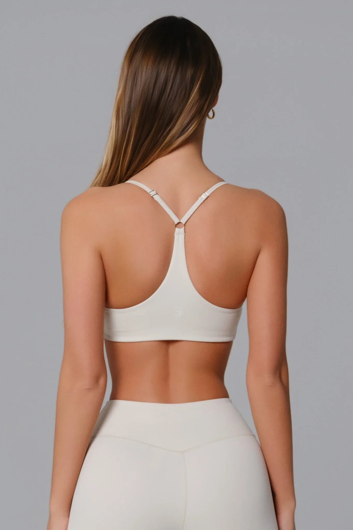 Stacey Sports Bra - Ivory Clay