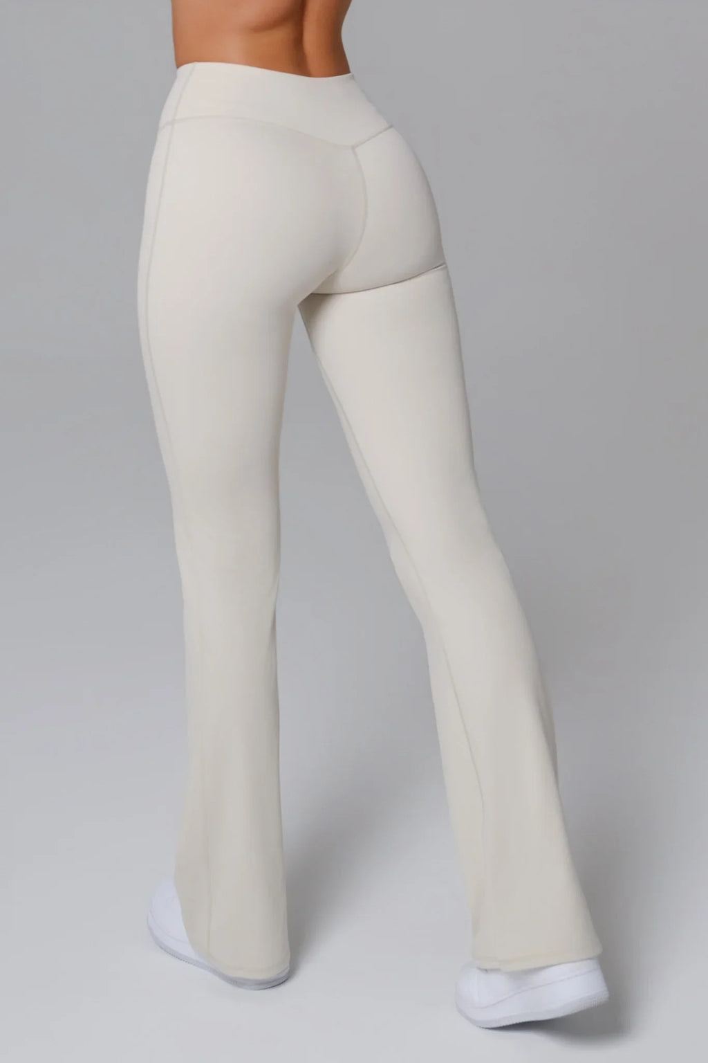 Stacey Flare Leggings - Ivory Clay (FINAL SALE)
