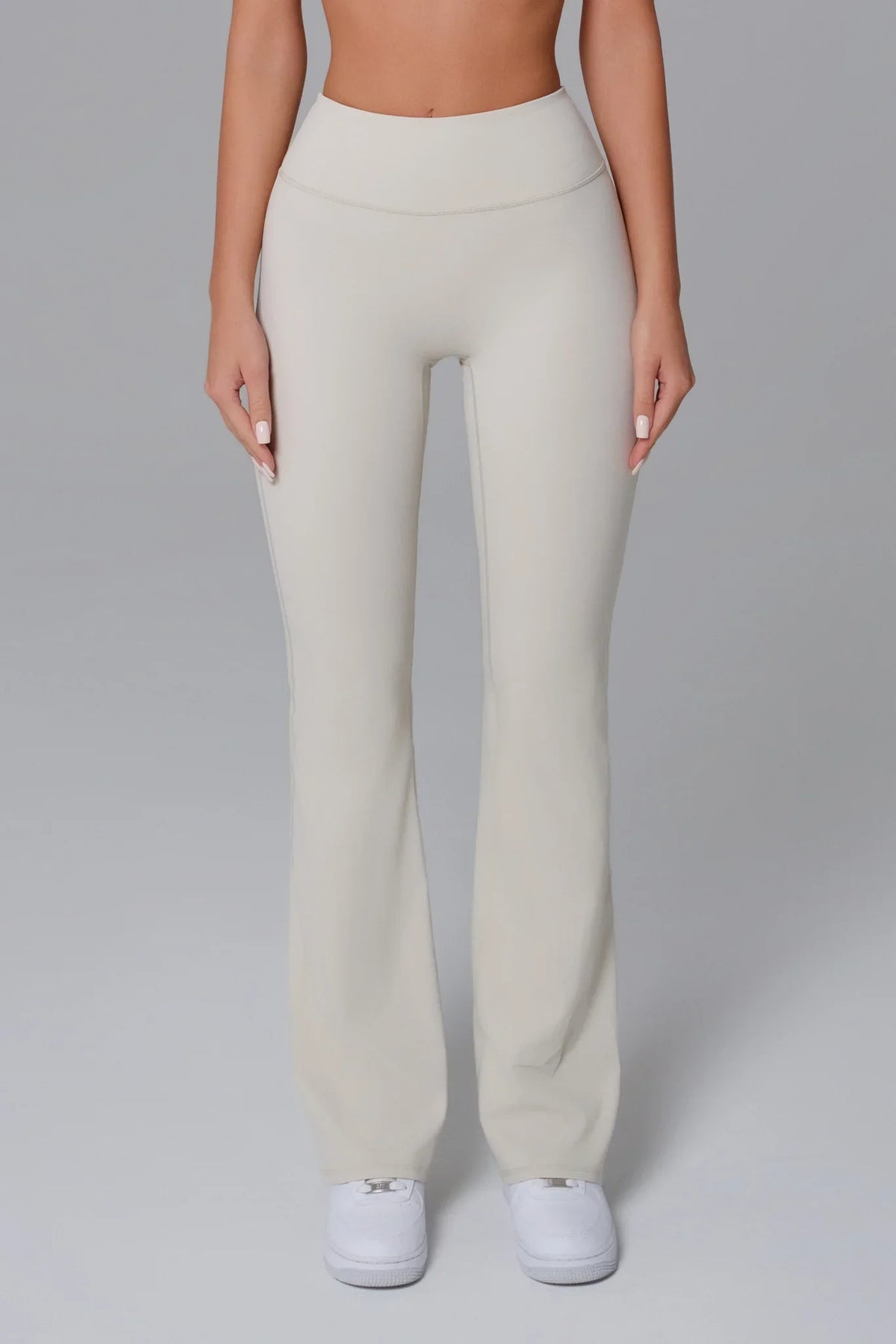 Stacey Flare Leggings - Ivory Clay (FINAL SALE)