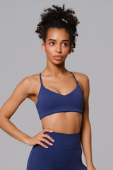 Stacey Sports Bra - Navy (FINAL SALE)