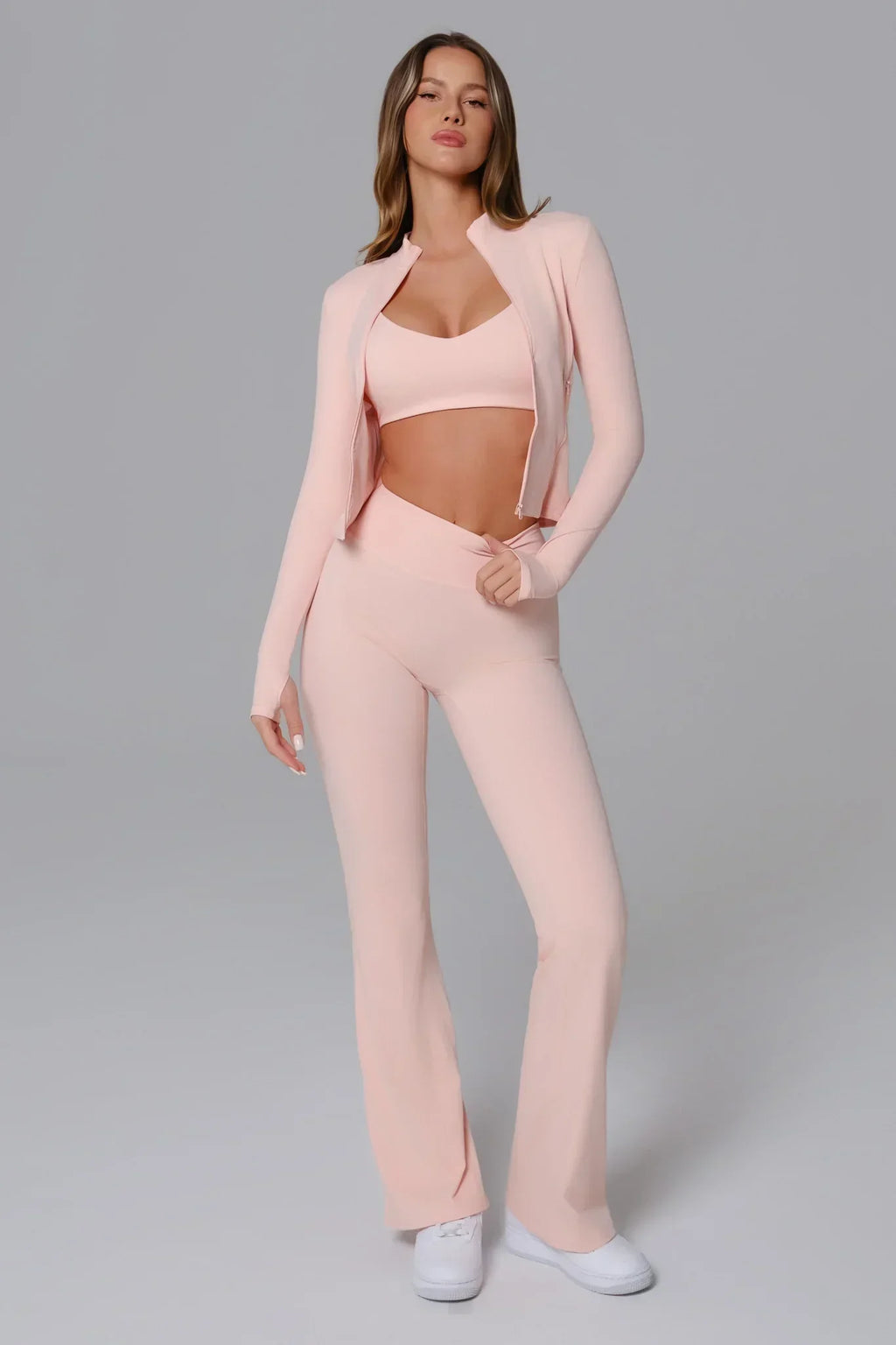 Stacey Sports Bra - Peach