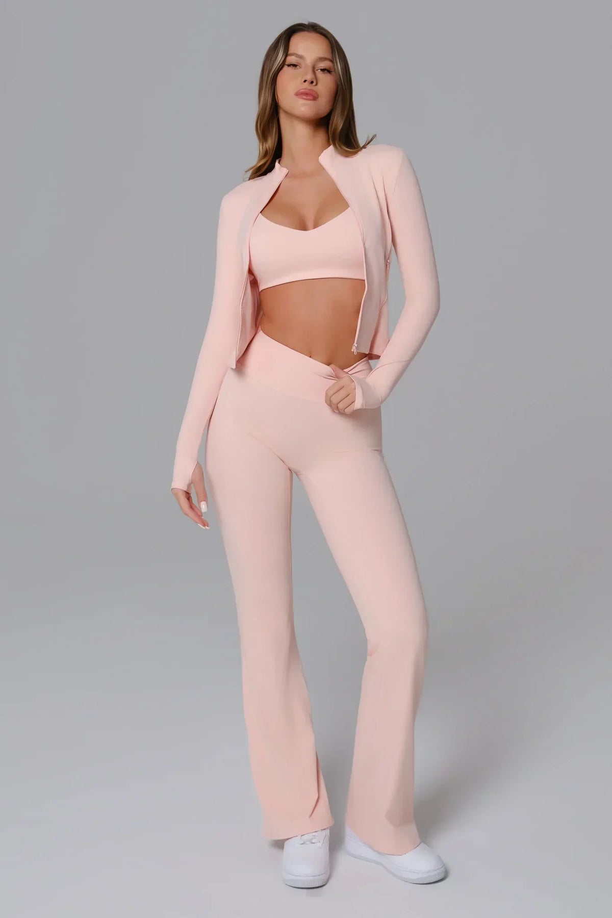 Stacey Sports Bra - Peach