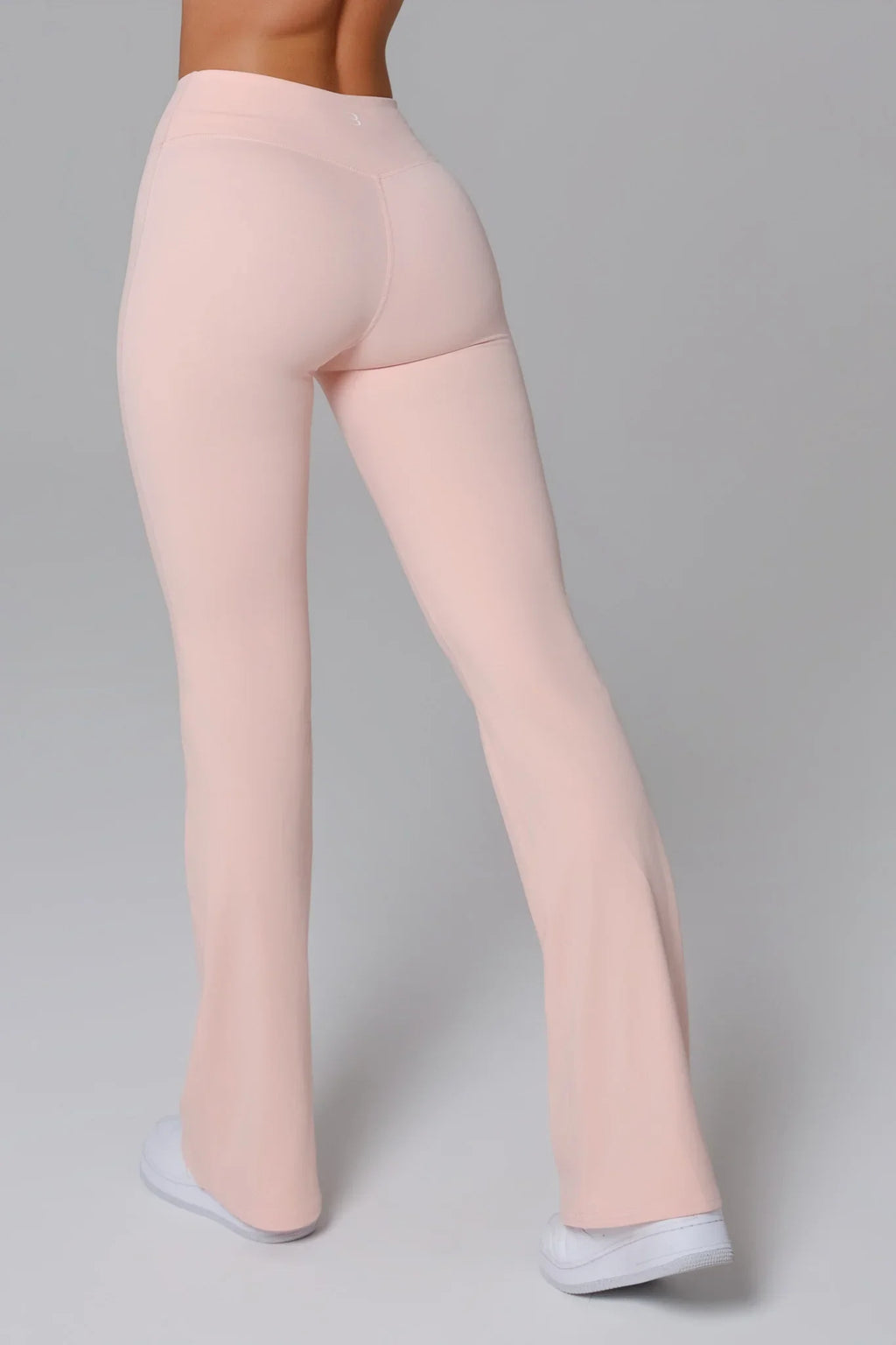 Stacey Flare Leggings - Peach (FINAL SALE)