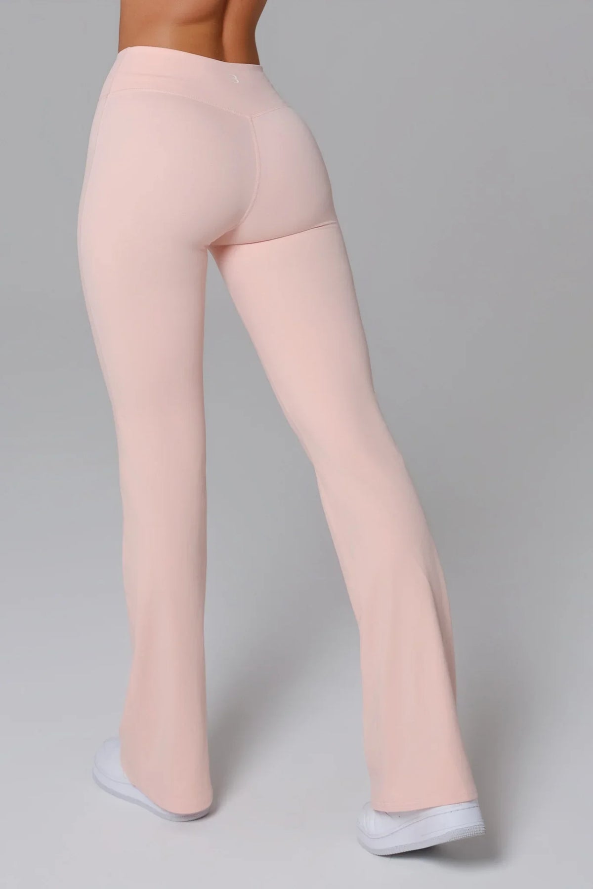 Stacey Flare Leggings - Peach (FINAL SALE)