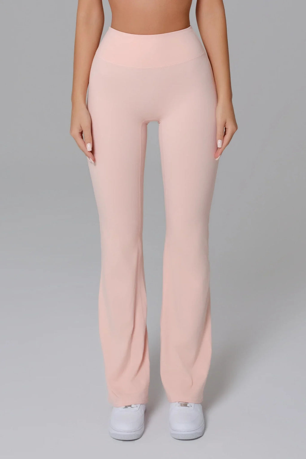 Stacey Flare Leggings - Peach (FINAL SALE)