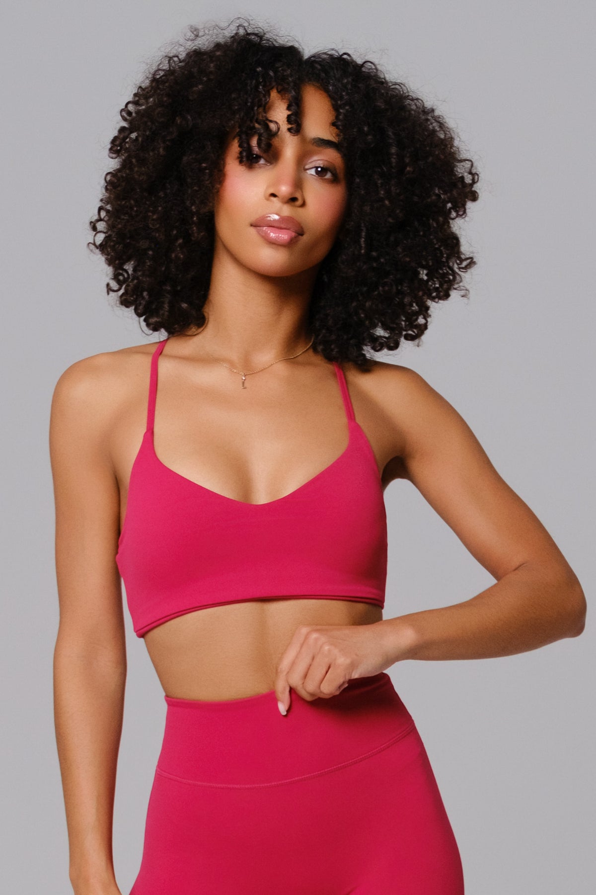 Stacey Sports Bra - Raspberry (FINAL SALE)
