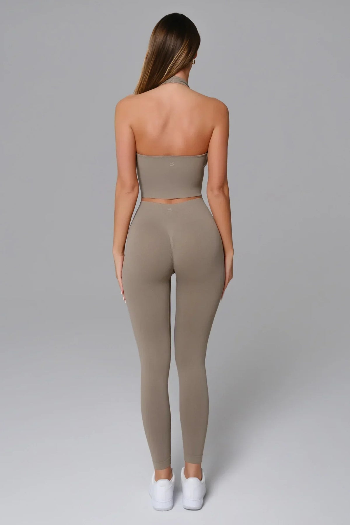 Stella Seamless Contour Leggings - Grullo Brown