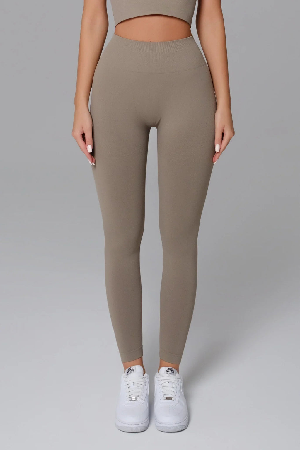 Stella Seamless Contour Leggings - Grullo Brown
