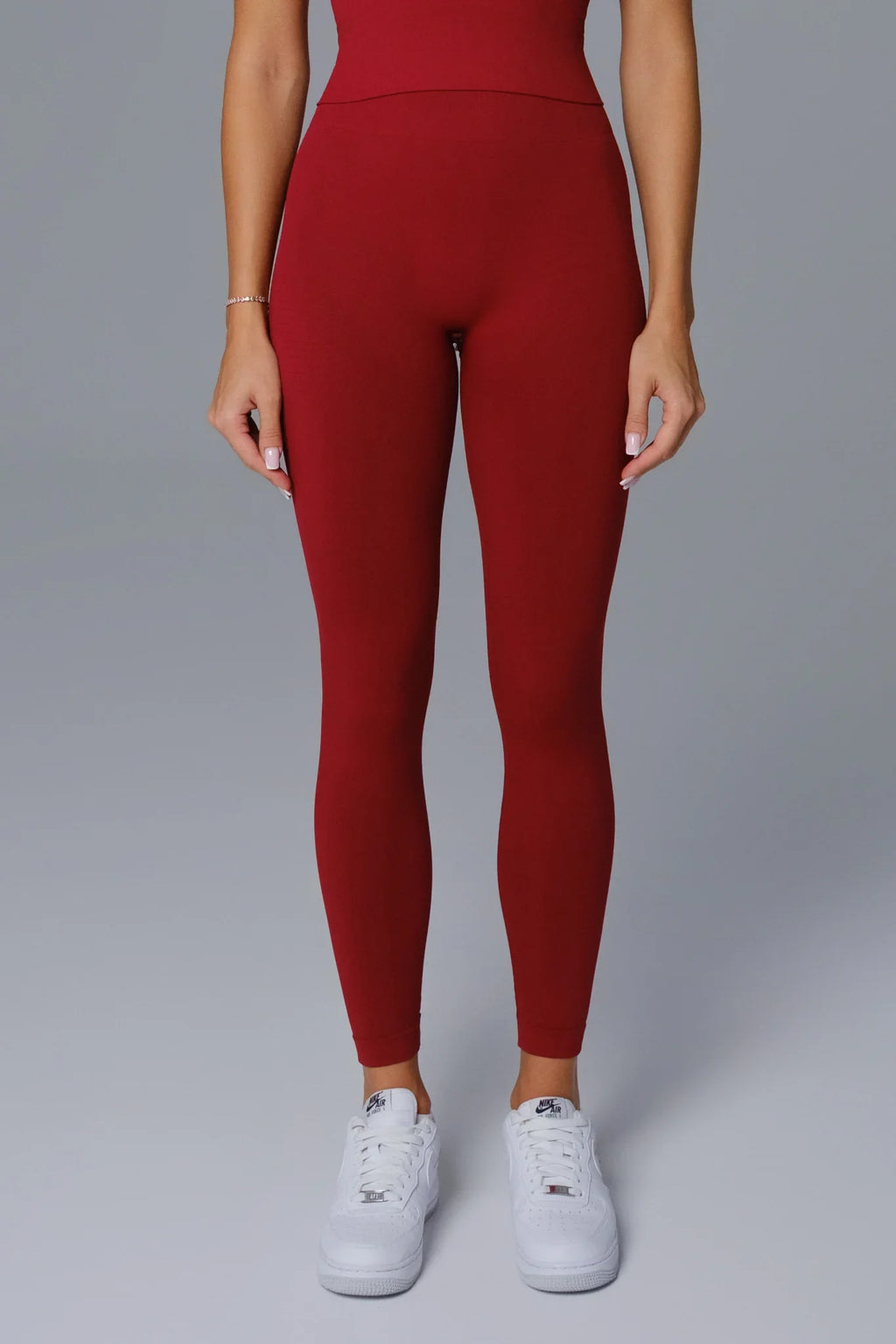 Stella Seamless Contour Leggings - Maroon
