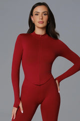 Stella Contour Jacket - Maroon (FINAL SALE)