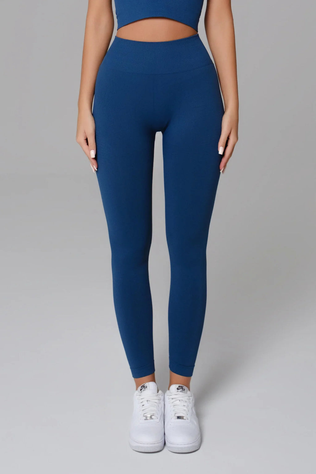 Stella Seamless Contour Leggings - Ocean Blue (FINAL SALE)