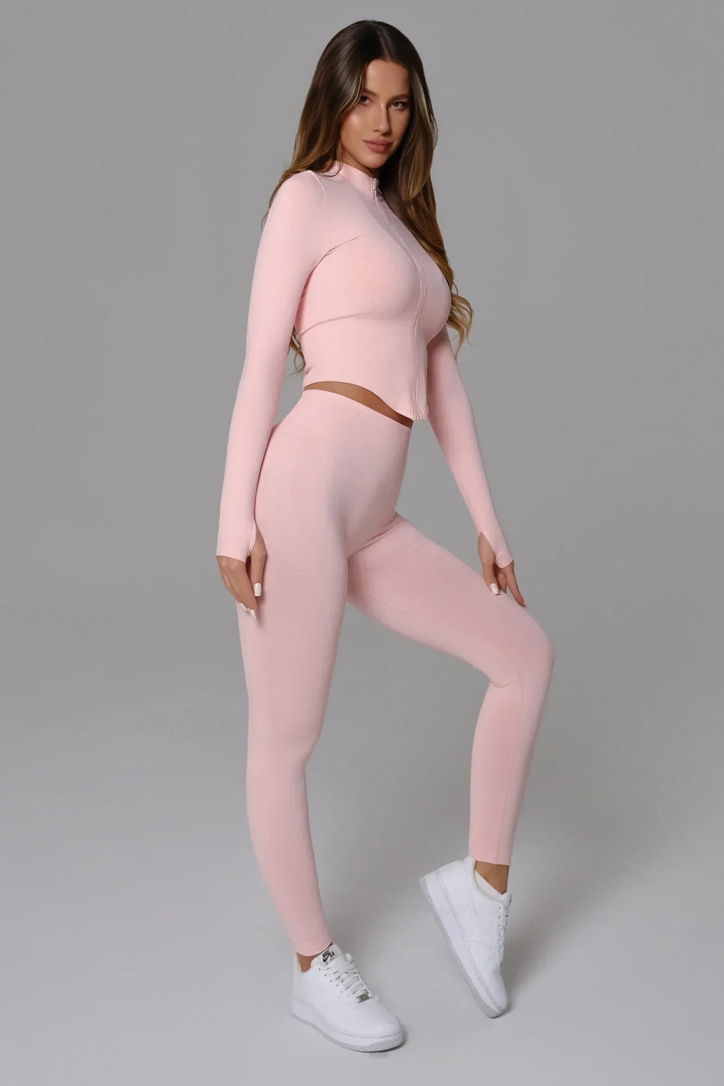 Stella Seamless Contour Leggings - Peach (FINAL SALE)