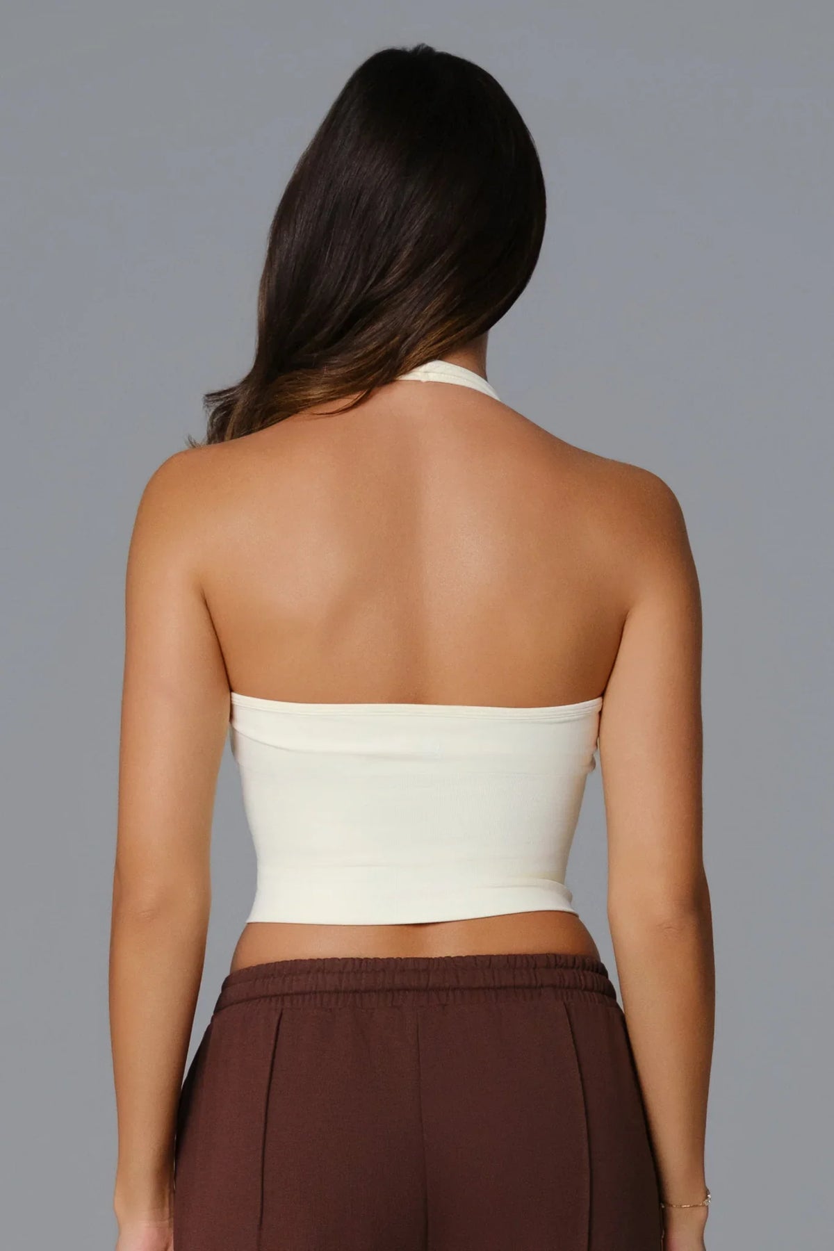 Stella Halter Top - Soft Cream (FINAL SALE)