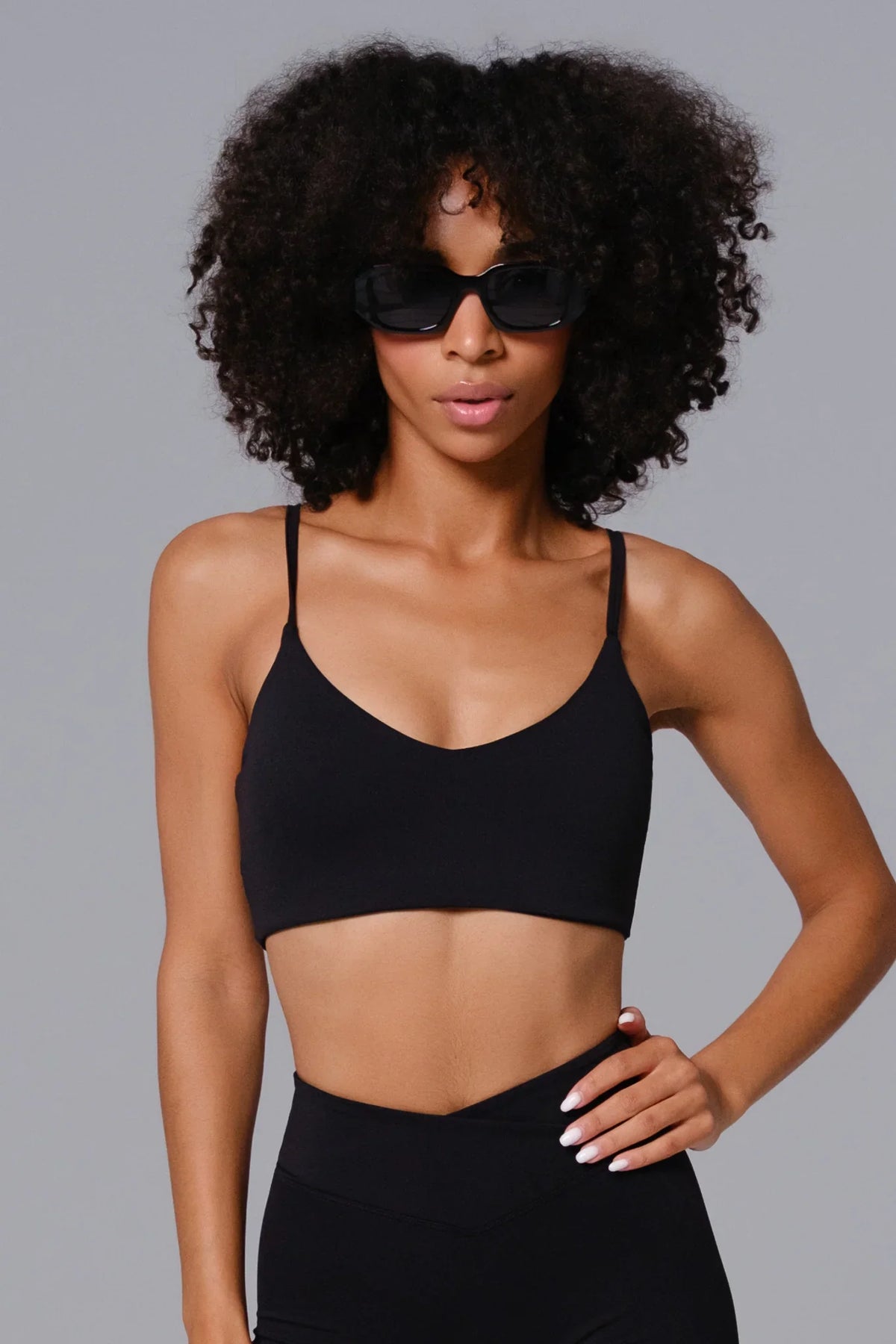 Zoe Sports Bra - Black (FINAL SALE)