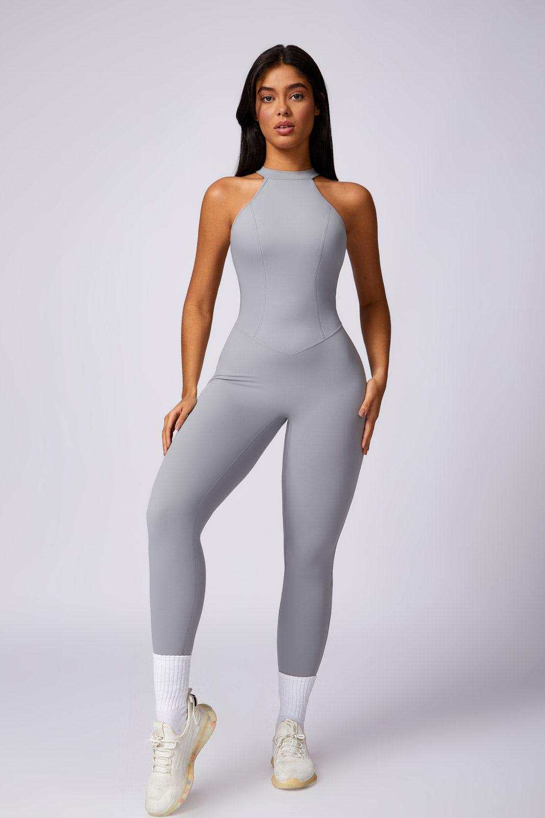 Rhino Grey Jumpsuit | Relaxed Fit, Stretchy, & Breathable Fabric By BOTA Official