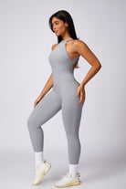 Rhino Grey Jumpsuit | Relaxed Fit, Stretchy, & Breathable Fabric By BOTA Official