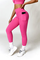 Comfortable Magenta Leggings with Four-Way Stretch Spandex By BOTA Official