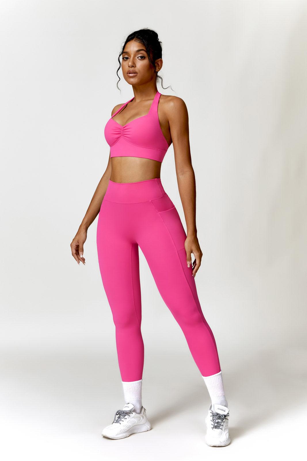 Comfortable Magenta Leggings with Four-Way Stretch Spandex By BOTA Official