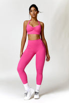 Comfortable Magenta Leggings with Four-Way Stretch Spandex By BOTA Official