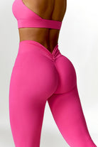 Comfortable Magenta Leggings with Four-Way Stretch Spandex By BOTA Official