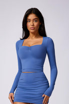 Arabella Long Sleeve Top - Navy - BOTA Official