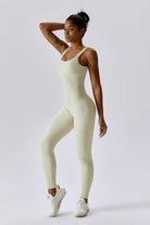 Elegant Cream Dahlia Jumpsuit - Supportive & Sleek Jumpsuit By BOTA Official